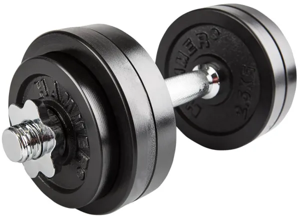 Finnlo Dumbbell Set Black Justerbar Manual 15kg