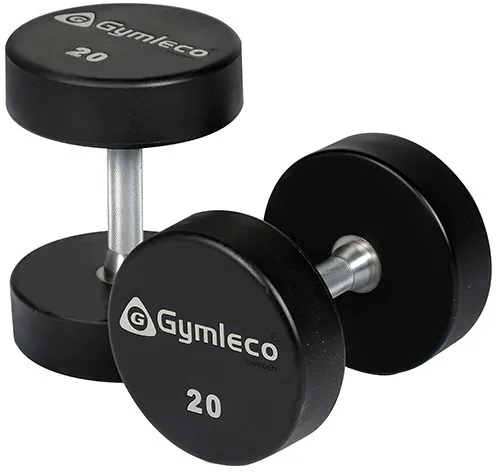 Gymleco 836 Runde Gummi Hantler 12,5 kg (1 stk)